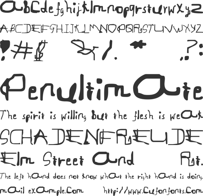 Gregorio font preview