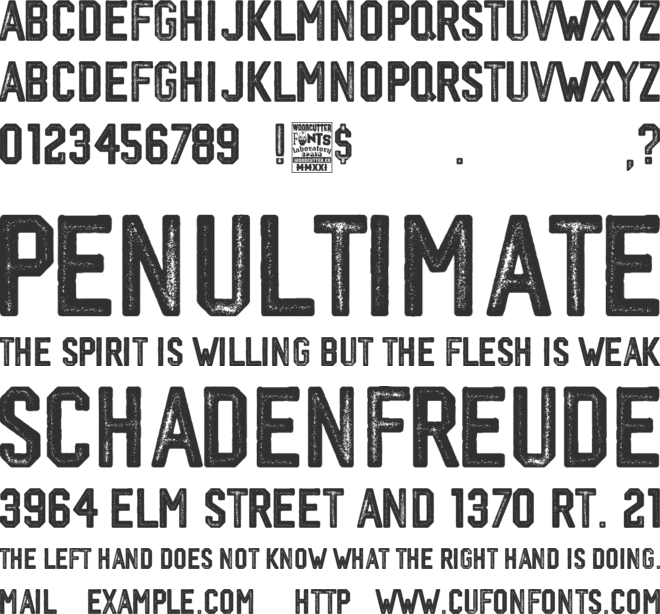 stone college 1936 font preview