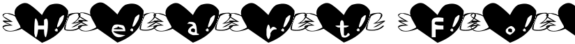 Heart Font font