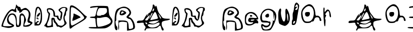 MINDBRAIN Regular font
