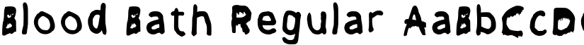Blood Bath Regular font