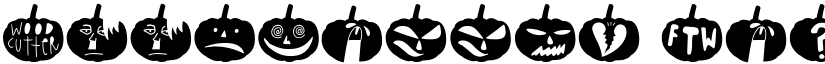 Woodcutter Pumpkins Regular font