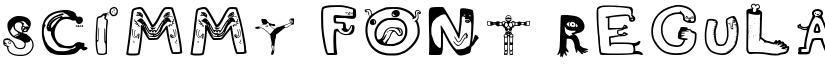 Scimmy Font Regular font