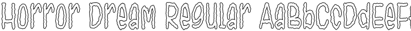 Horror Dream Regular font