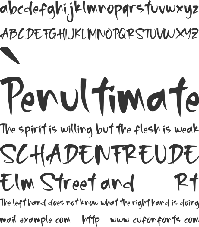 Holla Halloween font preview