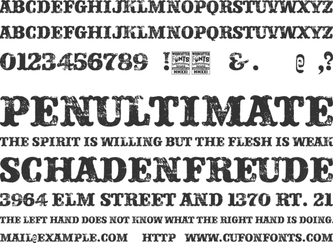 Spanish Circus font preview