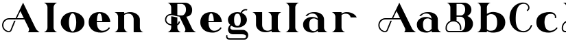 Aloen Regular font
