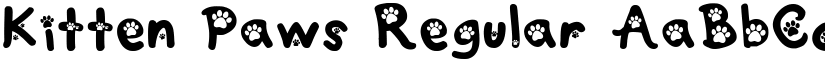 Kitten Paws Regular font