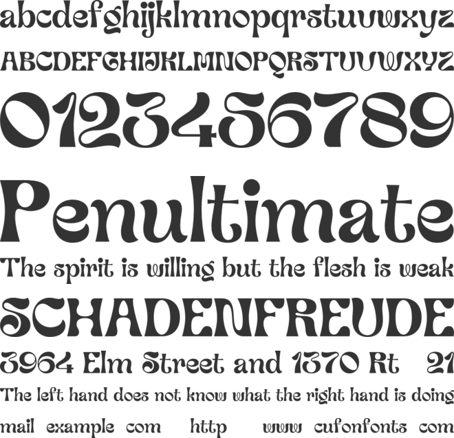 Guyon Gazebo font preview