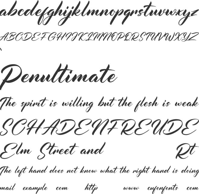 Chillybeans Free font preview