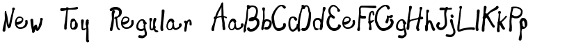 New Toy Regular font