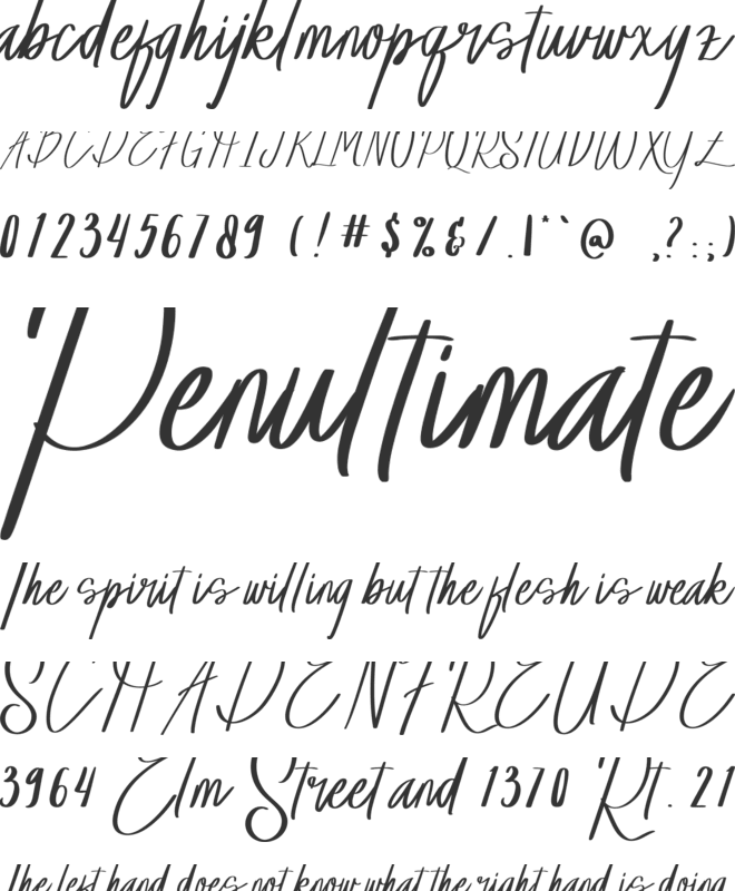 Sullthan Riyad font preview