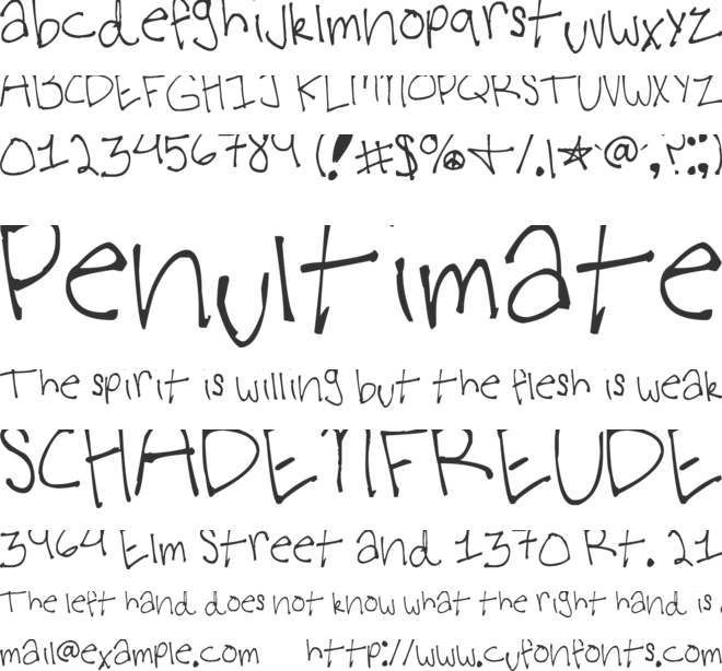 Virginia Kool Font font preview