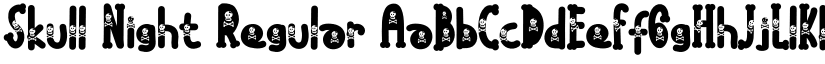 Skull Night Regular font