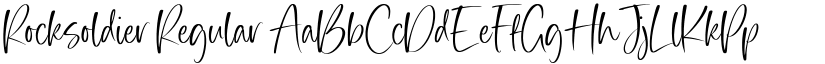 Rocksoldier Regular font