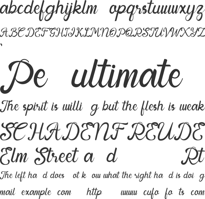 Watten font preview