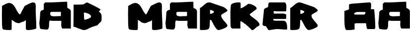 Mad Marker font