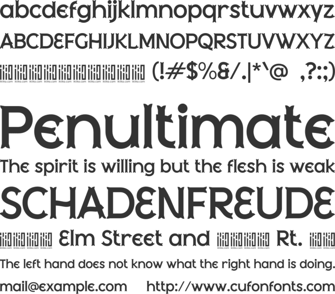 Le Cirque font preview