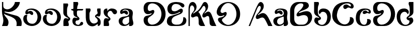 Kooltura DEMO font