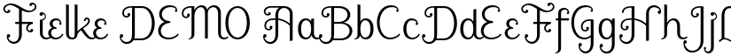 Fielke DEMO font