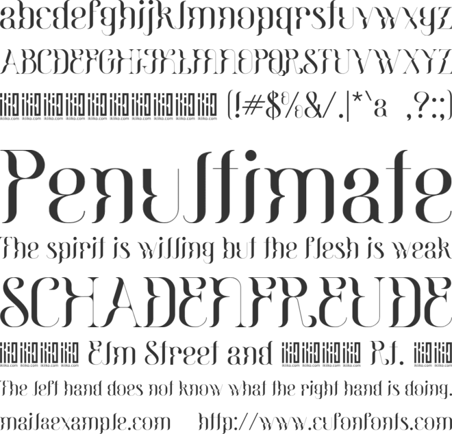 Felicidade font preview