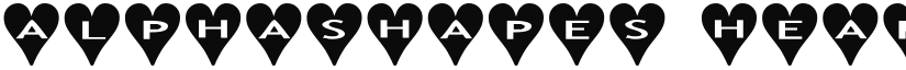 AlphaShapes Hearts font download