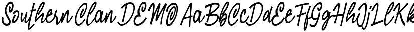 Southern Clan DEMO font