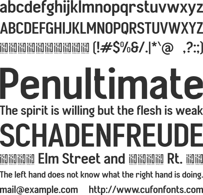 Space Odyssey font preview