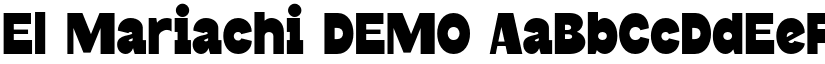 El Mariachi DEMO font
