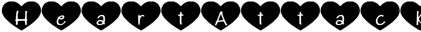 HeartAttack font