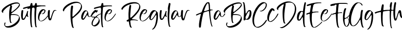 Butter Paste Regular font