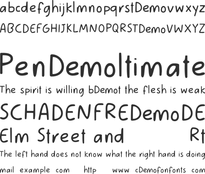 Childrens Genes font preview