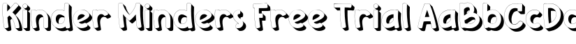Kinder Minders Free Trial font