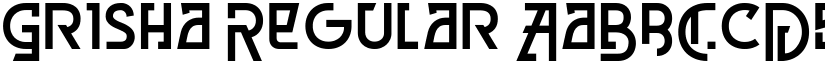 Grisha Regular font