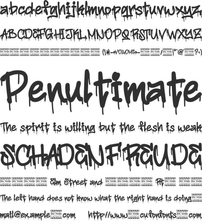 Vollome Personal Use font preview