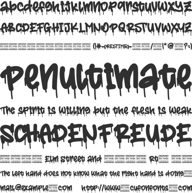 Restime Personal Use font preview