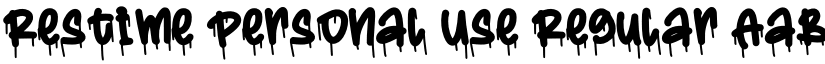 Restime Personal Use font download