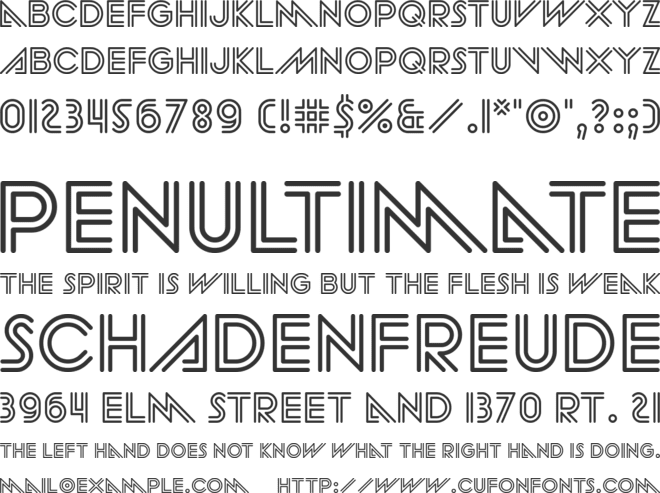 Ankh Sanctuary font preview