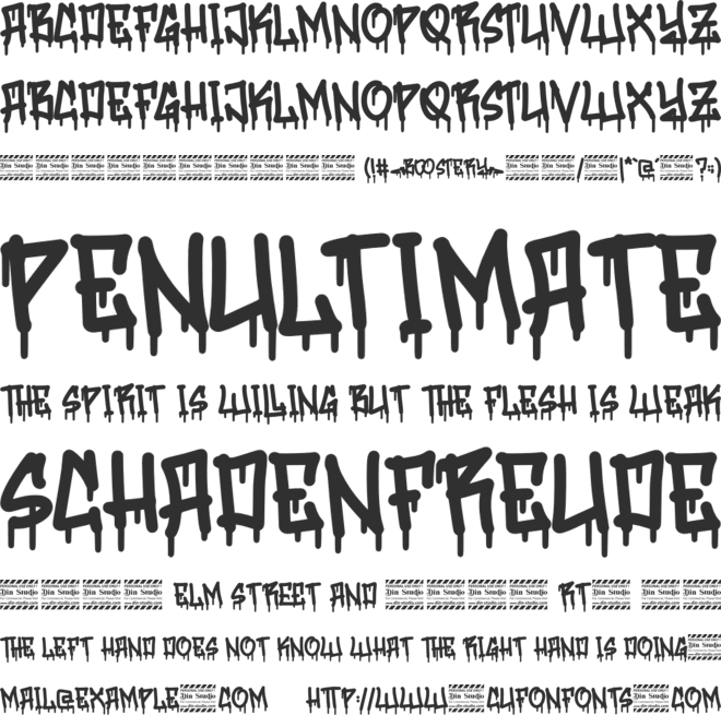 Boostery Personal Use font preview