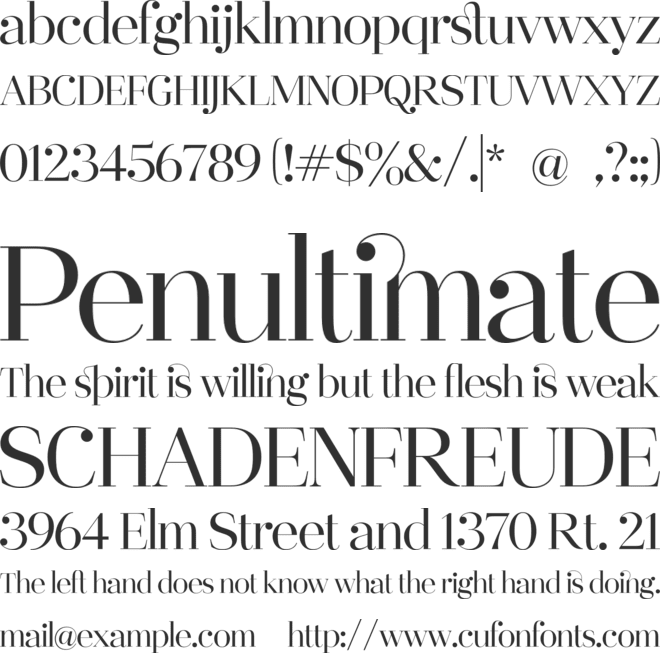 Destine_Personal Use font preview