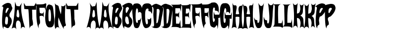 BatFont font