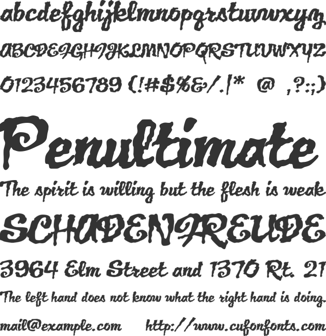 Jack Lantern BB font preview