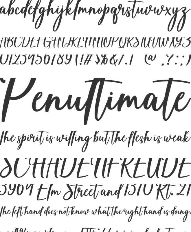 Smilefriend font preview