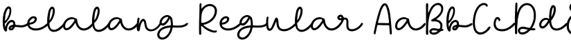 belalang Regular font