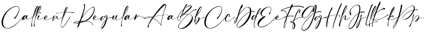 Callient Regular font