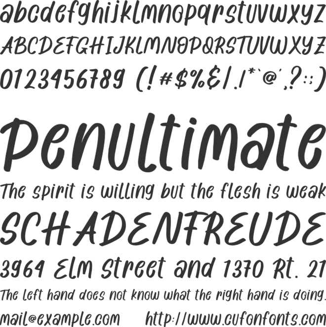 Night Pumpkind font preview