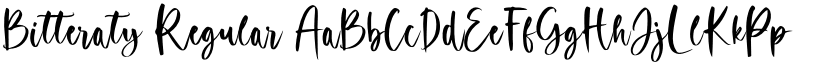 Bitteraty font download
