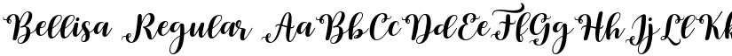 Bellisa Regular font