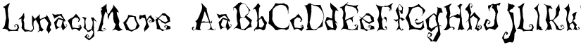 LunacyMore font