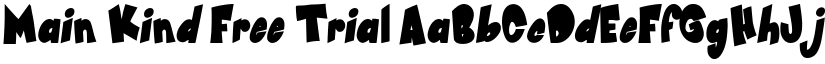 Main Kind Free Trial font